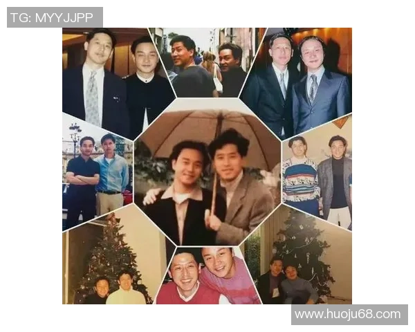 张国荣与足球明星亲密合影展现偶像魅力与运动精神的完美结合